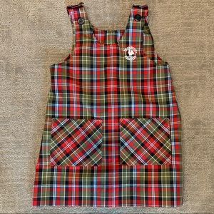 Primrose Dennis uniform a-line plaid jumper G4